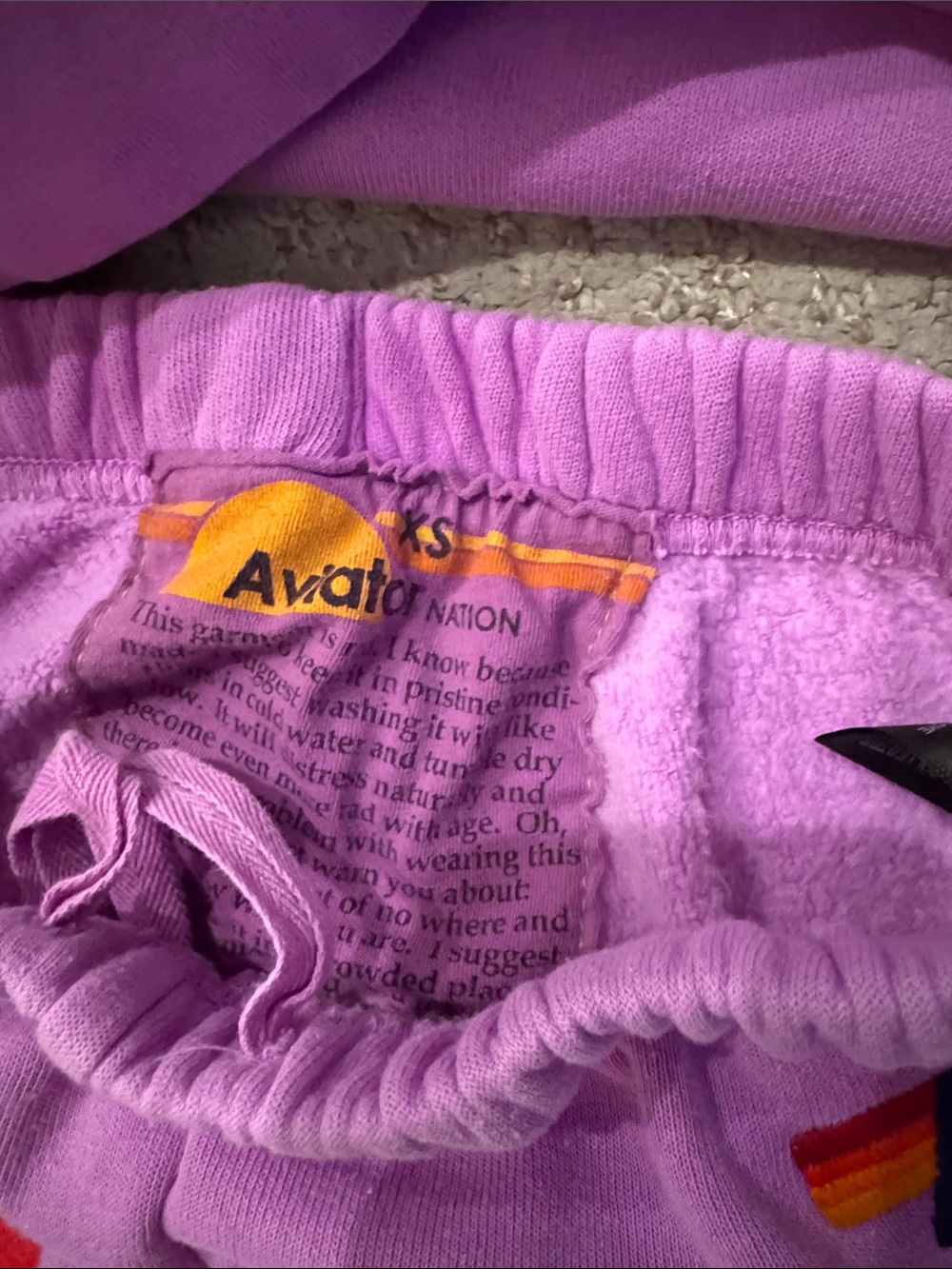 Aviator Nation Lavender Crewneck & sweats - Picture 3 of 4